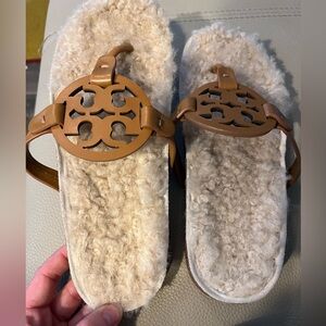 Tory Burch Miller Cloud Shearling Nappa Leather